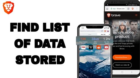 where is brave browser data stored, Brave browser for ios gains new 'privacy hub' and enhanced