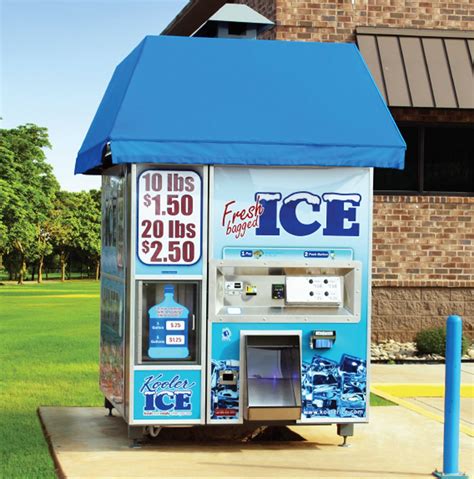 where to put ice vending machines