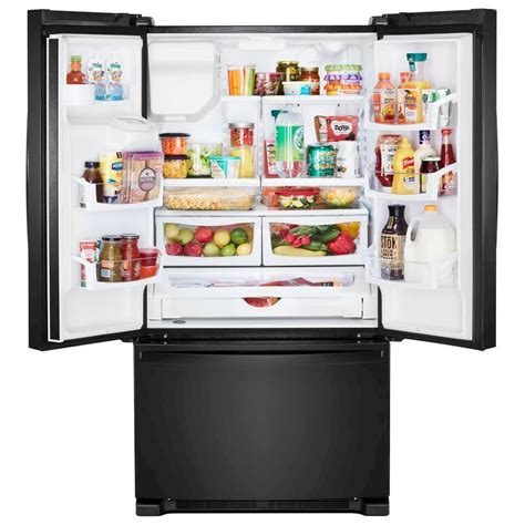 whirlpool 24.7-cu ft french door refrigerator with ice maker