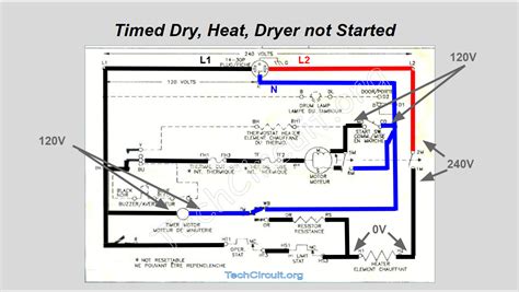 whirlpool dryer electrical schematic 