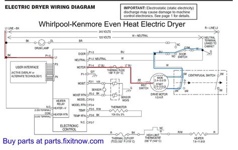 whirlpool dryer wiring diagram 