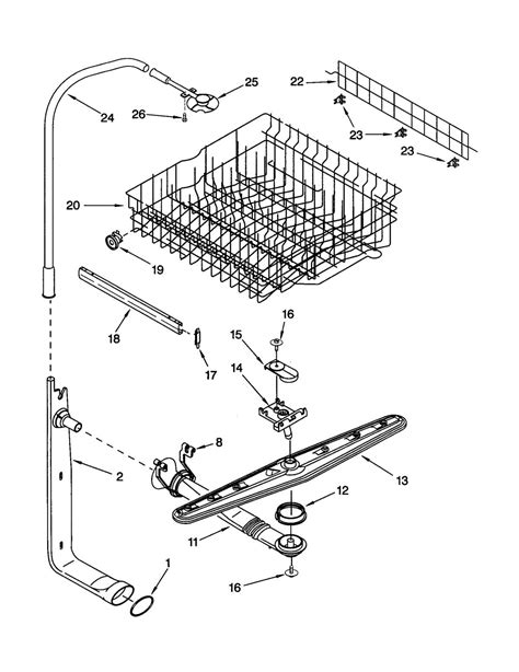 whirlpool du945 dishwasher parts diagram 