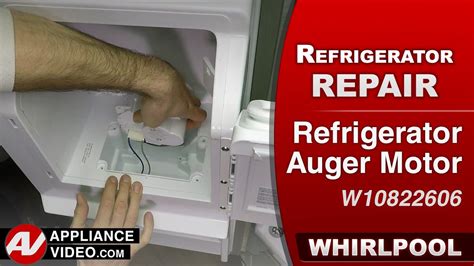whirlpool ice maker auger not turning
