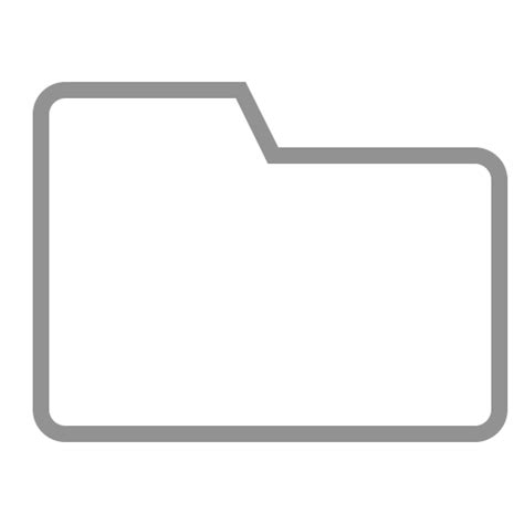 white on transparent background folder icon, White gradient folder icon hd transparent png on pnghq.com