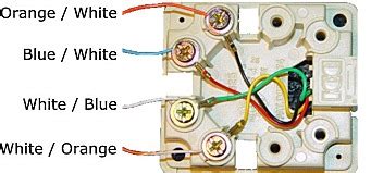 white wire telephone jack wiring diagram 