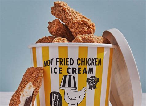 who sells not fried chicken ice cream