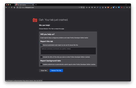 why are tabs crashing in firefox, Firefox tabs keep crashing constantly: how to stop & fix it. Firefox crashing minitool