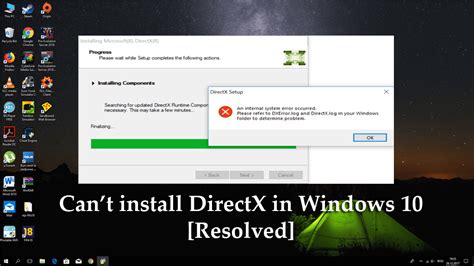 why directx cannot be installed, How to check for installed directx version in windows