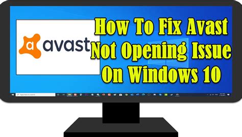 why is avast not opening, How to fix avast user interface problem