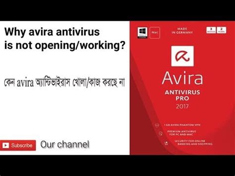 why is avira not working, Why doesn't avira work? – crosspointe