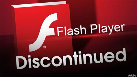 why was flash player discontinued, Adobe flash player being discontinued