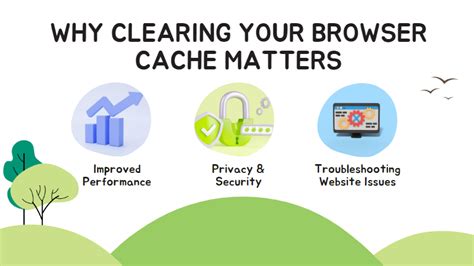 why will you consider clearing browser cache, Clearing browser cache
