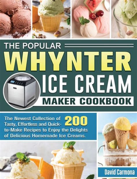 whynter ice cream maker recipe