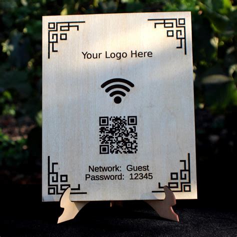 wi-fi qr code laser-engraved, 5x5 127mm x 127mm customised qr code laser engraved tags, facebook