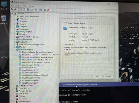 wifi adapter not connected code 45, How to restore network adapters