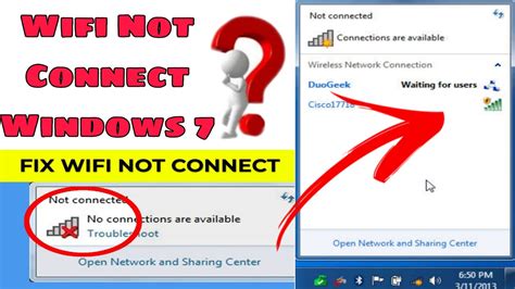 wifi problem windows 7, Windows 7 wifi connection problem [fix]