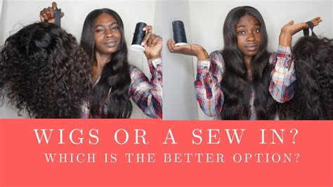 wig vs sew in