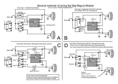 wig wag wiring diagram lights 