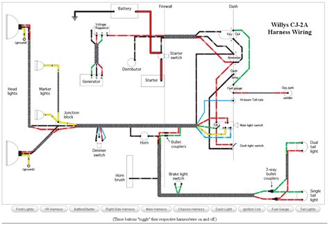 willys cj wiring diagram 