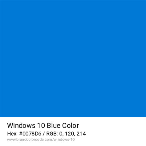 windows 10 blue color code, At&t blue color code