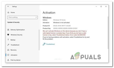 windows 11 activation error code 0xc004c003, How to fix windows 11 pro activation error code 0xc004c003