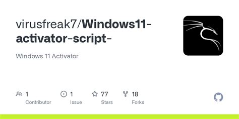 windows 11 activator github virus, 