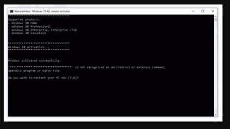 windows activation cmd script, Windows 10 & 11 cmd activation