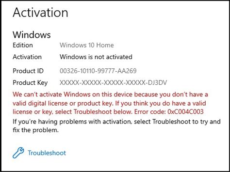 windows activation code 0xc004c003, How to find your windows 10 product key microsoft technology news