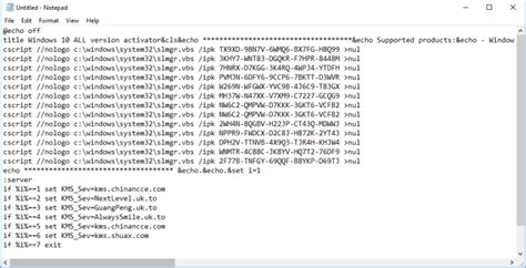 windows activation code notepad, How to activate windows 10 without a product key?