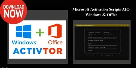 windows and office aio activation script v1.8, Microsoft activation scripts 2.6 free download