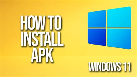 windows apk package installer, How to install apk on windows 11?