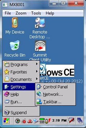 windows ce control panel, Ce panel control windows. Windows ce 2.0 control panel