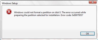 windows could not format, “windows could not format a partition on disk 0” – fixed!