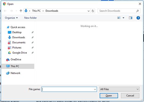 windows file upload, File upload