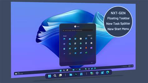 windows floating taskbar, How to get a floating taskbar on windows 11( windows 12 concept)