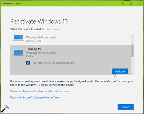 windows not activated hardware change, How to activate windows 10 non core edition