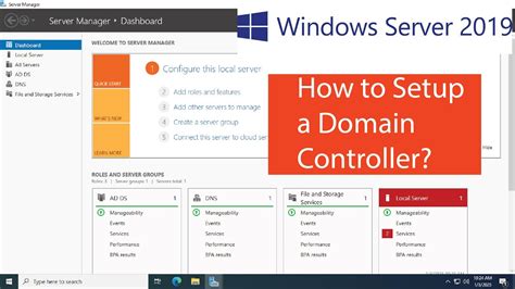 windows server domain controller, Install and configure active directory domain controller in windows. Directory domain configure install