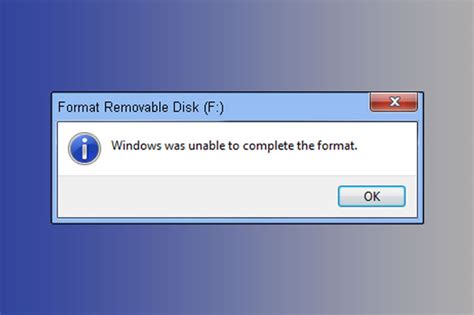 windows was unable to format disk, Windows unable to format disk windows 10