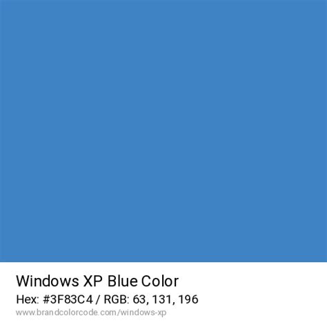 windows xp blue color code, Windows xp color palette
