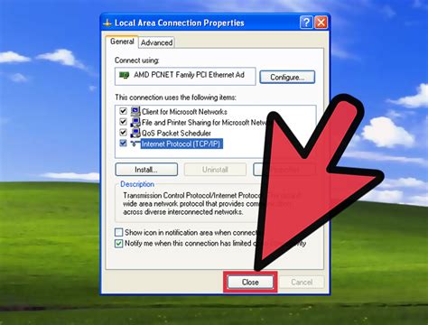 windows xp network settings, How to set up dhcp network settings on windows xp: 9 steps. Xp dhcp