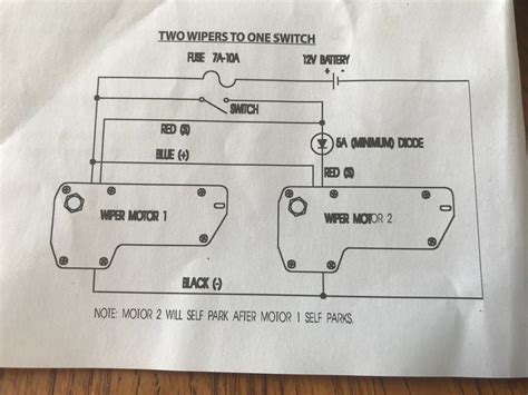 windshield wiper schematic 