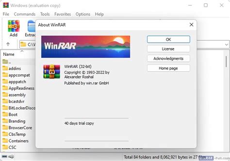 winrar 32 bits windows, Winrar para 32 bits