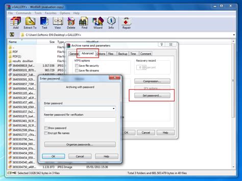 winrar add password, Winrar rar name. How to set password on winrar file
