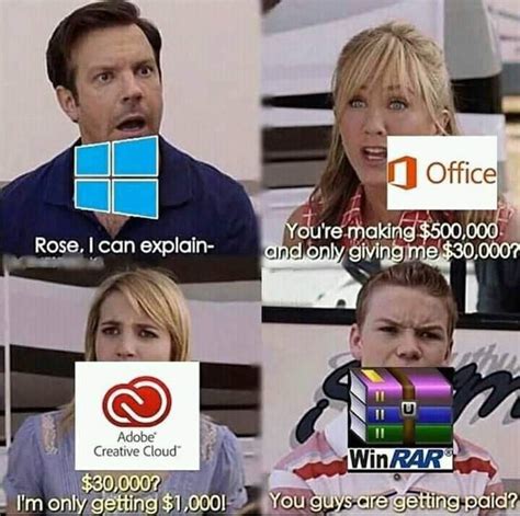 winrar licence meme, Please purchase winrar license