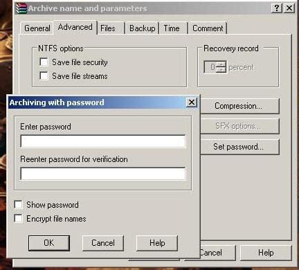 winrar set password not working, Winrar password set rar setting enter pick secure needs good so will. How to: set a password with winrar