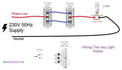 wire diagram for 2 way switch 