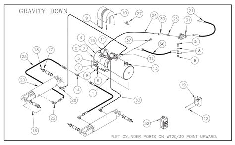 wire diagram lift gate pumps 