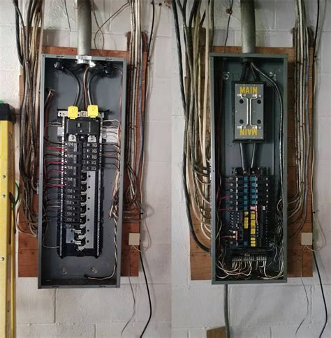 wired 200 amp panel fuse box 