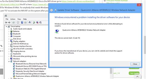 wireless lan atheros driver windows 10 acer, Atheros wireless lan driver windows 7 64 bit acer