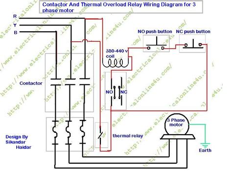 wiring a contactor diagram 